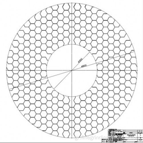 Μεγάλος δακτύλιος λείανσης δίσκου Diamond Diamond / CBN